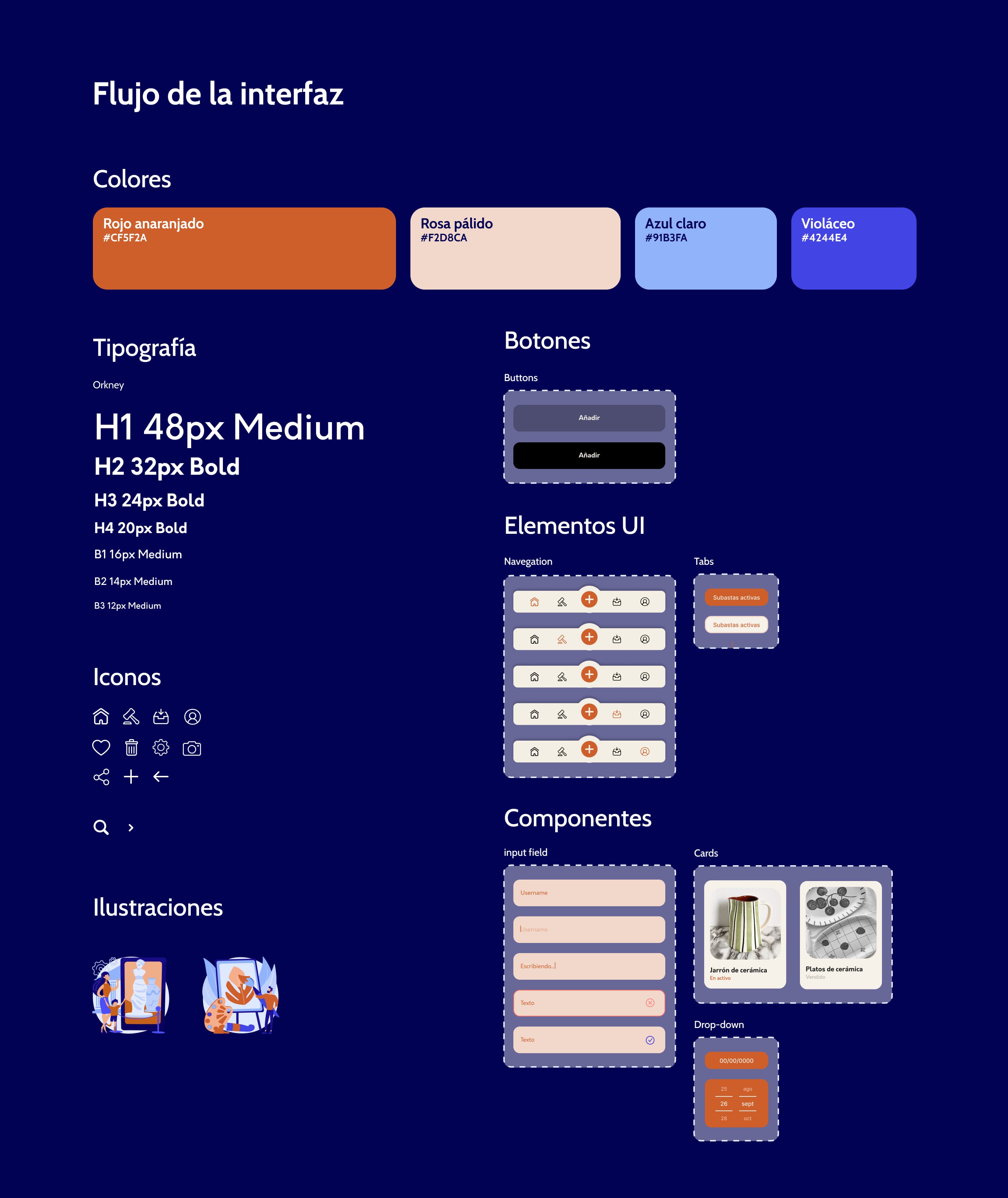 UI kit de BrushNBid